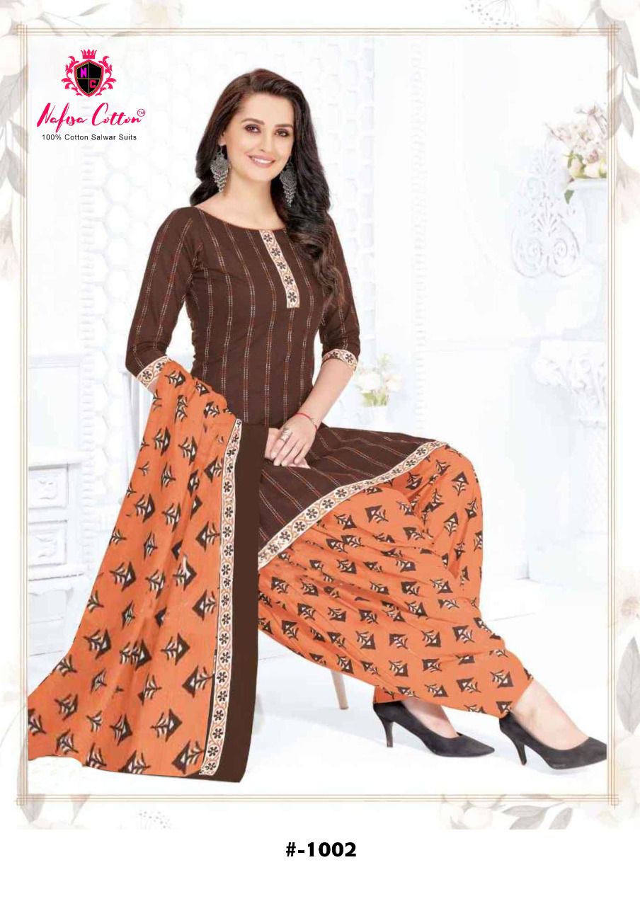 Nafisa Seven Star 2 Casual Daily Wear Wholesale Dress Material Collection 